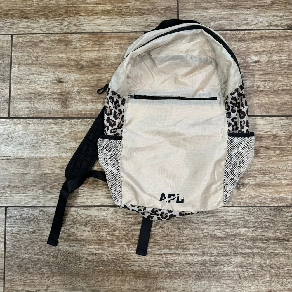 APL Cheetah Print Backpack Athletic Propulsion Labs All Purpose Packable Bag